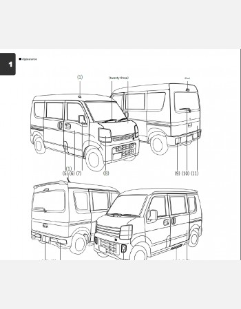 nissan nv100 clipper 2015-2016 owners manual in english